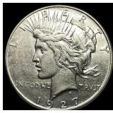 1927-S Silver Peace Dollar CLOSELY  UNCIRCULATED