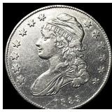 1835 Capped Bust Half Dollar GEM BU