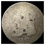 1833 Silver Capped Bust Dime NICELY  CIRCULATED