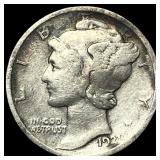 1921 Silver Mercury Dime NEARLY UNCIRCULATED