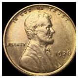 1926-D RD Lincoln Wheat Cent CHOICE AU