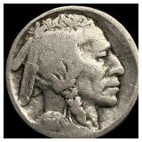 Buffalo Nickel no date no mint mark. LIGHTLY CIRCU