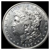1897-S Silver Morgan Dollar CHOICE AU