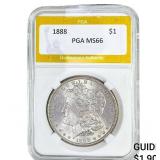 1888 Morgan Silver Dollar PGA MS66