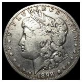 1898-S Silver Morgan Dollar NEARLY UNCIRCULATED