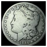 1884 Morgan Silver Dollar NICELY CIRCULATED