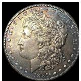1889-CC Morgan Silver Dollar