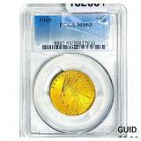 1909 $10 Gold Eagle PCGS MS63