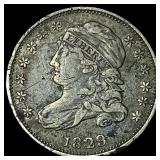 1829 Capped Bust Dime NEARLY UNCIRCULATED