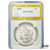 1903 Morgan Silver Dollar PGA MS64