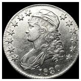 1830 Capped Bust Half Dollar CHOICE AU