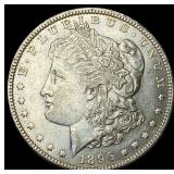 1896 Silver Morgan Dollar CLOSELY  UNCIRCULATED