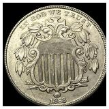 1868 Shield Nickel UNCIRCULATED
