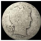 1897 Barber Quarter NICELY CIRCULATED