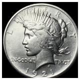 1921 Silver Peace Dollar UNCIRCULATED