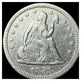 1858 Seated Liberty Quarter CLOSELY UNCIRCULATED