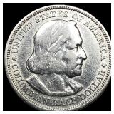 1893 Silver Columbian Expo Half Dollar CHOICE BU