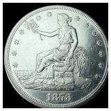 1873-S Silver Trade Dollar UNCIRCULATED