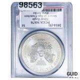 2014-S Silver Eagle PCGS MS70