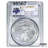 2017 Silver Eagle PCGS MS70