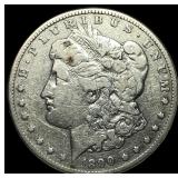 1890-CC Silver Morgan Dollar NEARLY  UNCIRCULATED