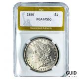 1896 Morgan Silver Dollar PGA MS65