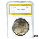 1889 Morgan Silver Dollar PGA MS65
