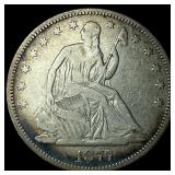 1877-S Silver Half Dollar NEARLY UNCIRCULATED