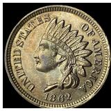 1862 Indian Head Cent CLOSELY UNCIRCULATED