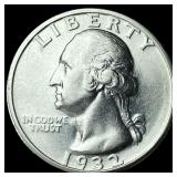 1932-S Silver Washington Quarter NEARLY UNCIRCULAT