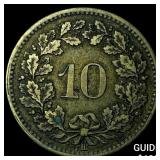 1851BB Switzerland Billon 10 Rapen