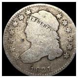 1821 Capped Bust Dime NICELY CIRCULATED