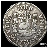 1764/7-M Mexico Charles III Silver 1/2 Real