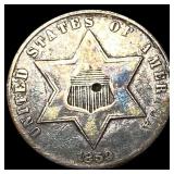 1859 Silver Three-Cent Piece LIGHTLY CIRCULATED