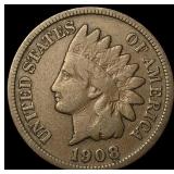 1908-S Indian Head Cent LIGHTLY CIRCULATED