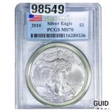 2010 Silver Eagle PCGS MS70