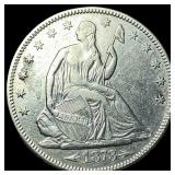 1873 Arrows Seated Liberty Half Dollar UNCIRCULATE