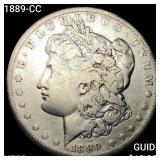 1889-CC Morgan Silver Dollar LIGHTLY CIRCULATED