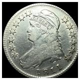 1811 Capped Bust Half Dollar LIGHTLY  CIRCULATED