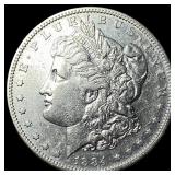 1884-S Silver Morgan Dollar CHOICE AU