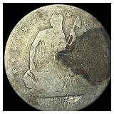 185_ Seated Liberty Half Dollar NICELY CIRCULATED