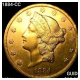 1884-CC $20 Gold Double Eagle UNCIRCULATED