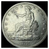 1877-S Silver Trade Dollar CLOSELY UNCIRCULATED