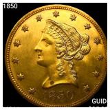 1850 $10 Gold Eagle UNCIRCULATED
