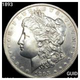 1893 Morgan Silver Dollar UNCIRCULATED