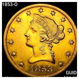 1853-O $10 Gold Eagle UNCIRCULATED