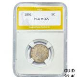 1892 Liberty Victory Nickel PGA MS65