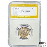 1914 Buffalo Nickel PGA MS65