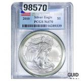 2010 Silver Eagle PCGS MS70