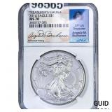 2014 Silver Eagle NGC MS70
